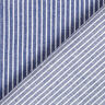 tessuto per camicette Misto cotone righe – blu marino/bianco,  thumbnail number 4