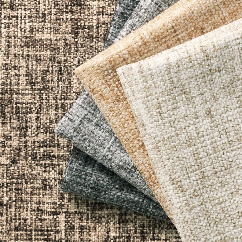 tessuto da tappezzeria Velluto goffrato &ndash; beige chiaro,  image number 5