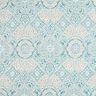 tessuto arredo Jacquard Eleganti piastrelle &ndash; petrolio chiaro/beige chiaro,  thumbnail number 1