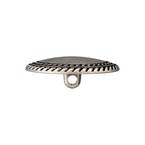 bottone in metallo con gambo – argent ancien metallica anticato, 