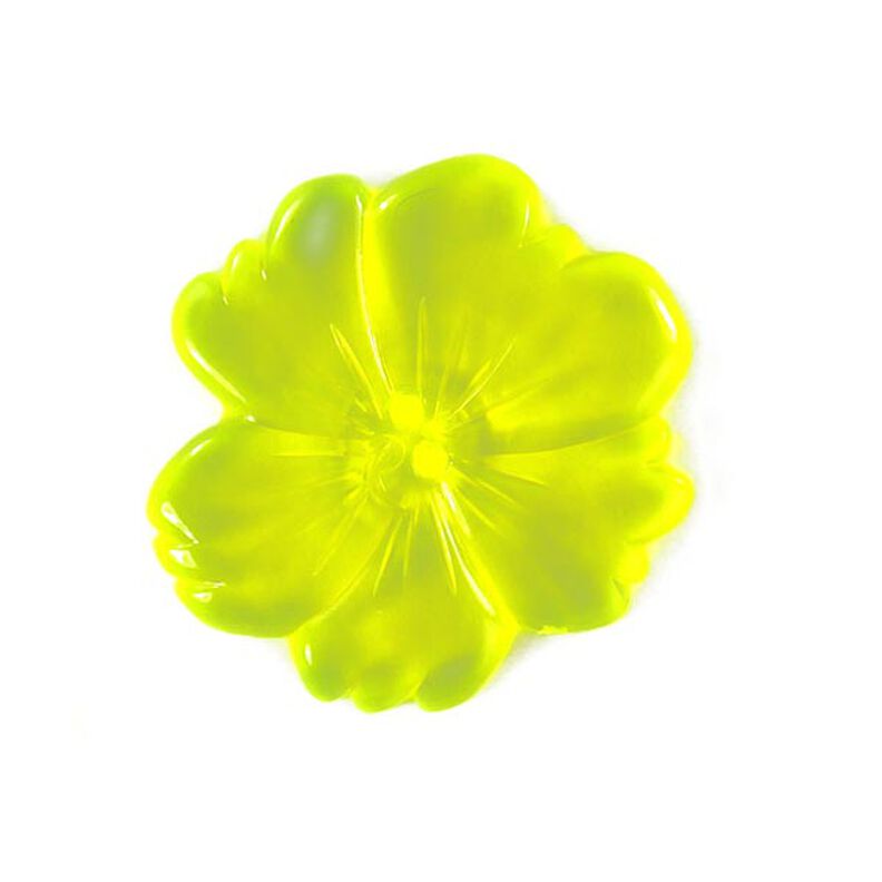 Bottone in plastica, Neon Flower 2,  image number 1