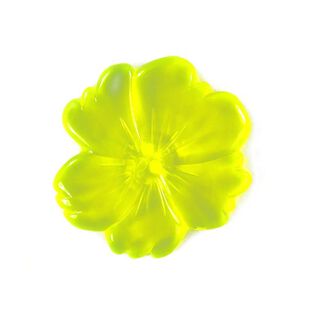 Bottone in plastica, Neon Flower 2, 