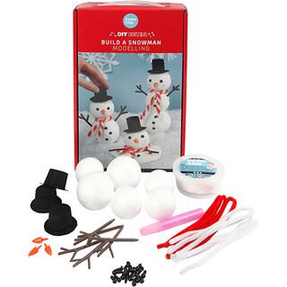 set fai da te, pupazzo di neve, 