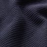 jersey di cotone, nido d’ape mini, tinta unita – blu marino | Resto 130cm,  thumbnail number 3