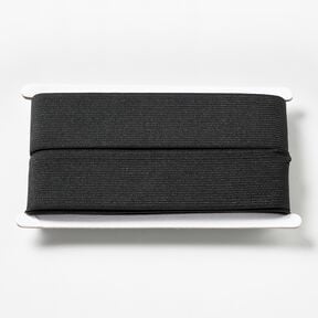 Nastro elasticizzato liscio [3 m | 40 mm] – nero, 