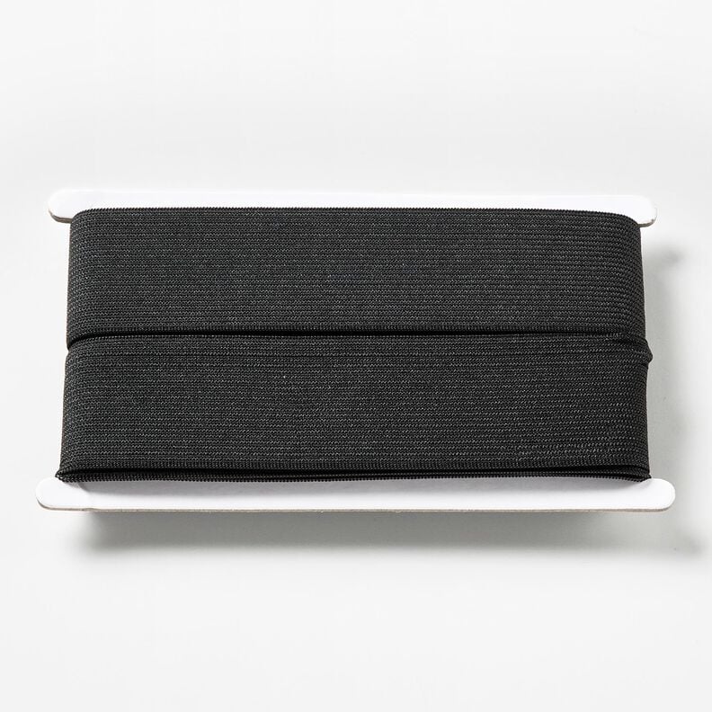Nastro elasticizzato liscio [3 m | 40 mm] – nero,  image number 1