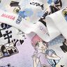 jersey di cotone Il mondo dei Manga stampa digitale – grigio argento,  thumbnail number 3