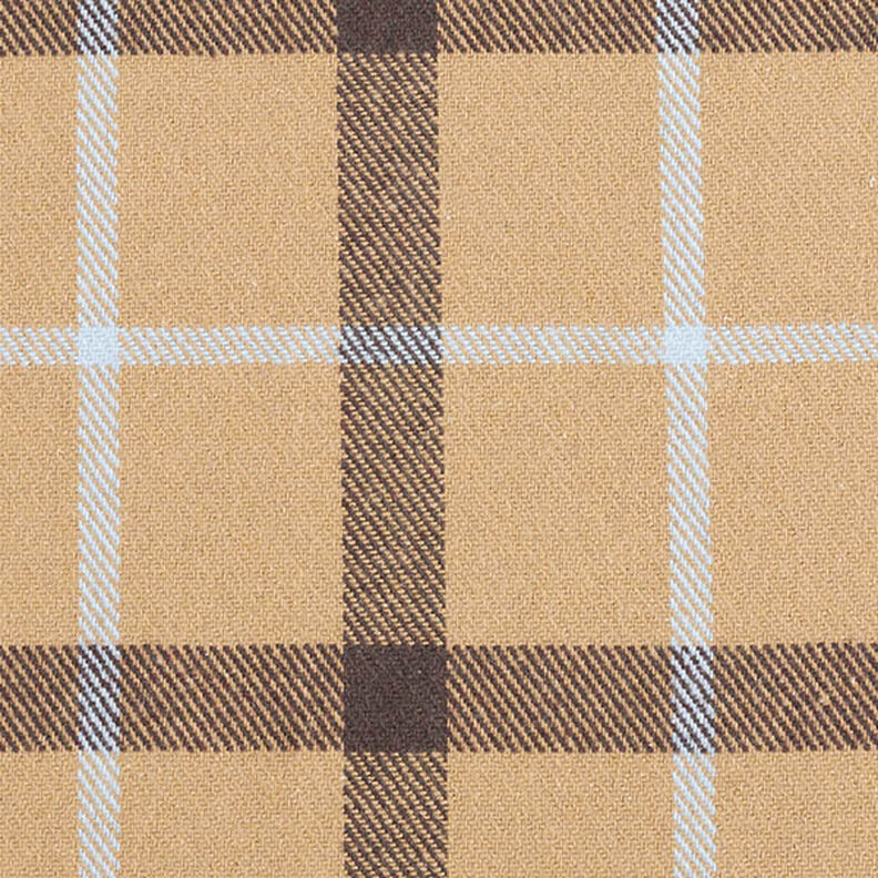 Cappotto in tessuto misto a quadri grandi – beige,  image number 1