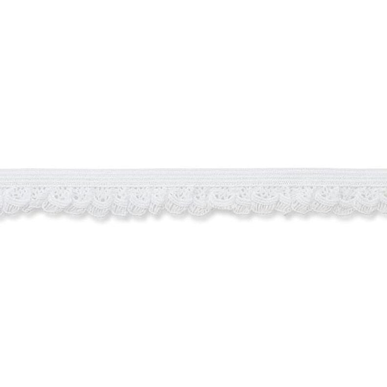 ruche elastica [15 mm] – bianco,  image number 2