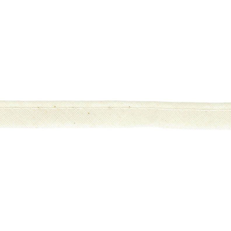 Filetto sbieco Polycotton [10 mm] – bianco lana,  image number 1