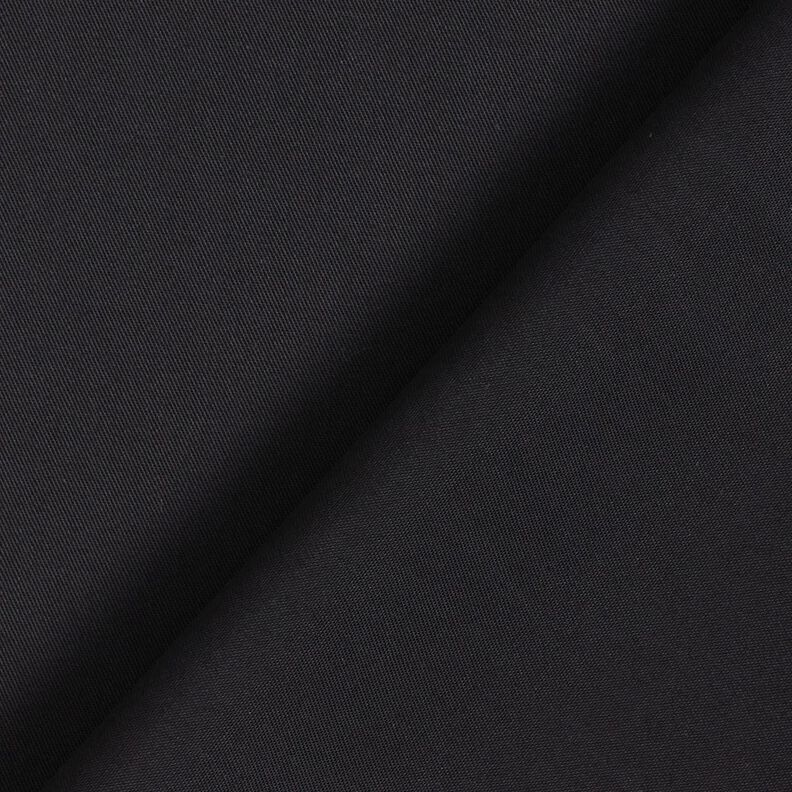 Tessuto per bluse in Lyocell tinta unita – nero,  image number 3