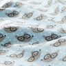 jersey di cotone Volpe con gli occhiali – azzurro baby,  thumbnail number 2