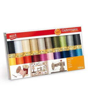 set cotone | [20 rocchetti da 100 m] | Gütermann CREATIV, 