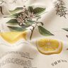 tessuto arredo mezzo panama Erbe aromatiche – naturale/giallo,  thumbnail number 2