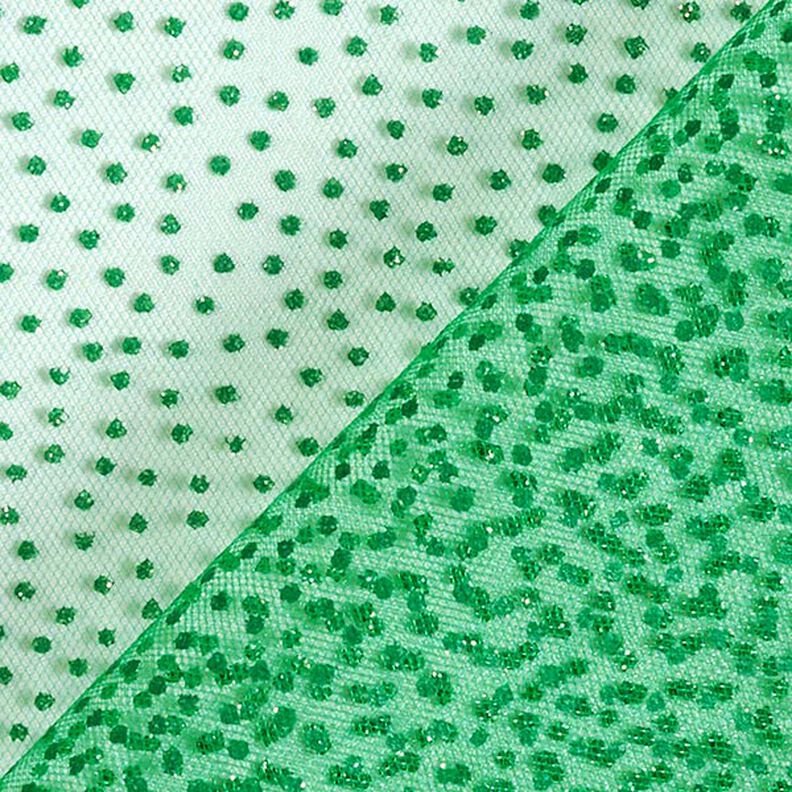 Glitzertüll Minipunkte – verde,  image number 3