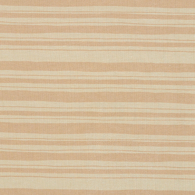French terry, righe irregolari – marrone capriolo/beige scuro, image number 1