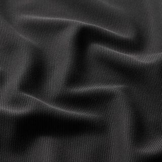 tessuto per camicette, armatura a spina, elastico in senso longitudinale – nero, 