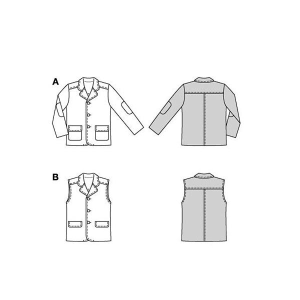 giacca / Gilet | Burda 9234 | 116-146, image number 8