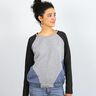 FRAU LILLE - maglia con maniche raglan e cuciture divisorie oblique, Studio Schnittreif | XS - XXL,  thumbnail number 6