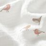 mussolina / tessuto doppio increspato uccellini – avorio,  thumbnail number 2