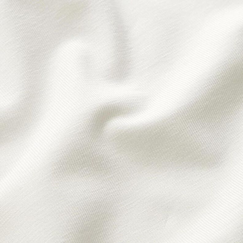 bambù jersey di viscosa tinta unita – bianco lana,  image number 3