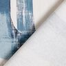 tessuto arredo mezzo panama Catena astratta – avorio/blu,  thumbnail number 4