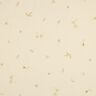 GOTS jersey di cotone Rami e piante | Poppy Fabrics – crema/marrone capriolo,  thumbnail number 1