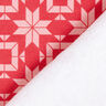 soffice tessuto in felpa, motivo norvegese – rosso/rosa,  thumbnail number 4
