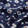 Tessuto in viscosa con pioggia floreale – blu notte,  thumbnail number 2