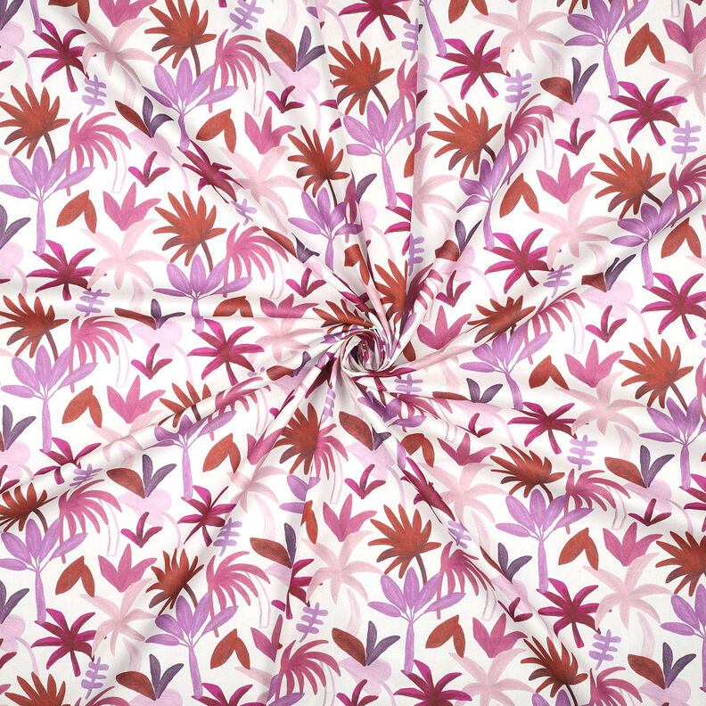 Palme in voile di cotone | Nerida Hansen – bianco/uva,  image number 3