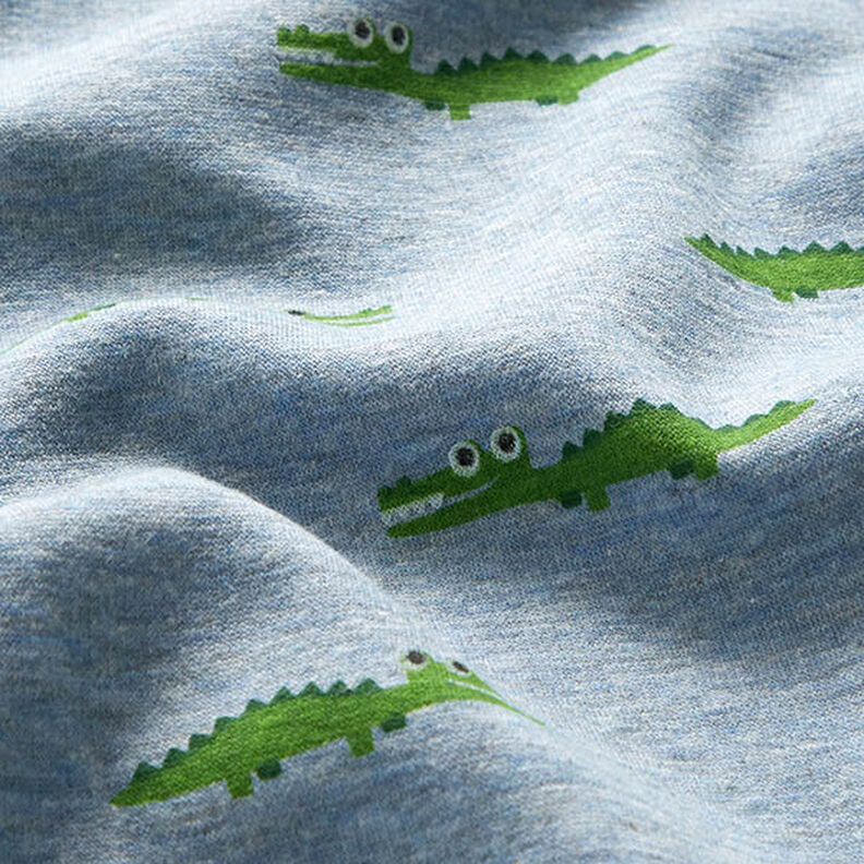 pile da montagna Coccodrillo malizioso mélange – blu jeans chiaro,  image number 2