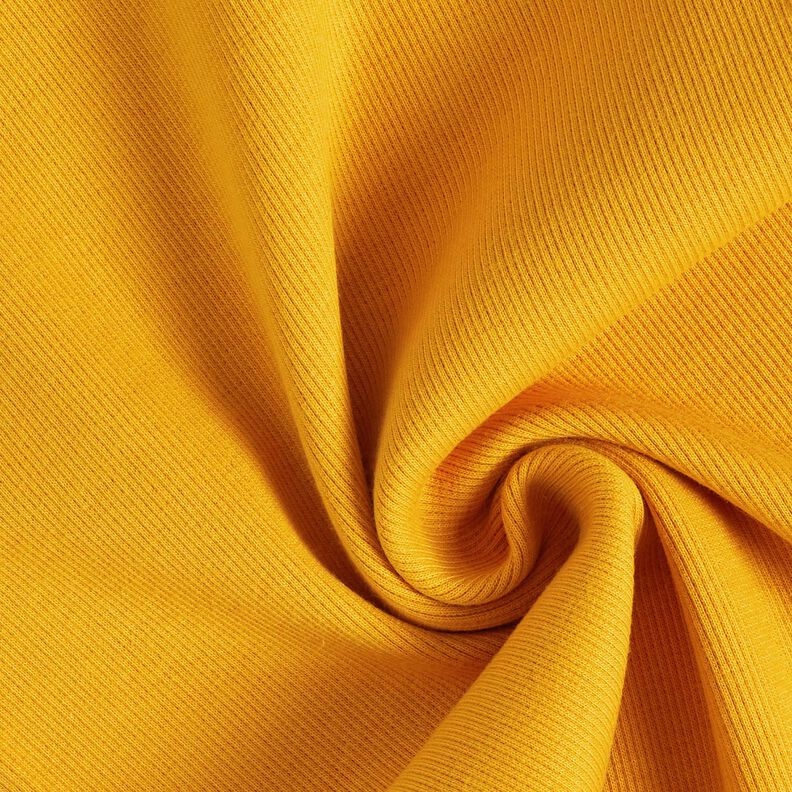 2x2 tessuto per polsini tinta unita &ndash; giallo curry,  image number 1