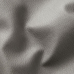 tessuto da tappezzeria similpelle Goffratura leggera – grigio, 
