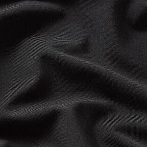 Jersey cardato con interno in tinta unita – nero, 