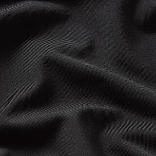 Jersey cardato con interno in tinta unita – nero | Resto 60cm, 
