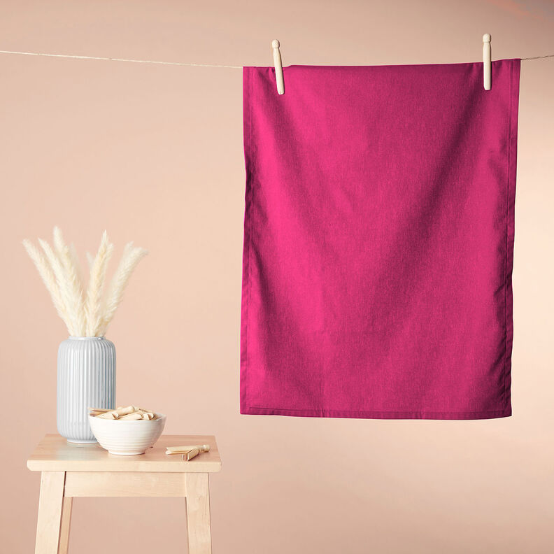 tessuto in cotone cretonne tinta unita – rosa fucsia acceso,  image number 8