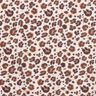 tessuto in cotone cretonne grandi macchie di leopardo – marrone medio/beige chiaro,  thumbnail number 1