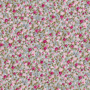 popeline di cotone mare di rose – blu cielo/rosa chiaro, 