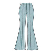 Cartamodelli pantaloni a zampa d'elefante