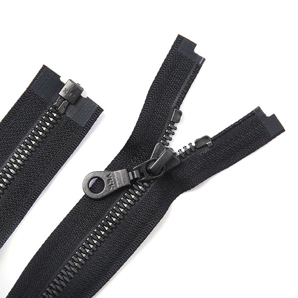 Erlif Cerniera In Plastica Nera O Metallo Divisibile O Divisibile In 2 Vie, 5 Mm O 8 Mm (metallo Brunito (8 Mm) – Divisibile, 67 Cm - Foto 11